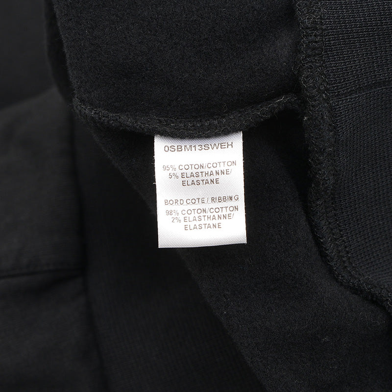 パーカー ロゴ刺繍 コットン ブラック キッズ 12＋サイズ パーカー