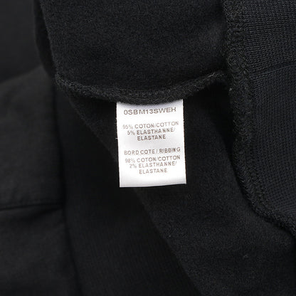 パーカー ロゴ刺繍 コットン ブラック キッズ 12＋サイズ パーカー