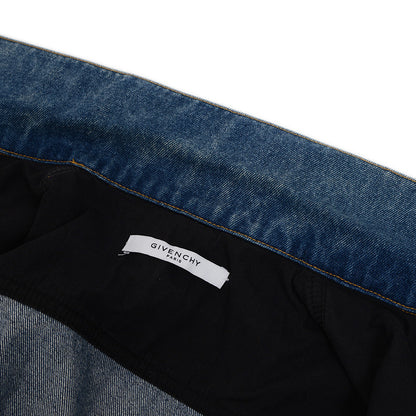 デニムジャケット ロゴ コットン ブルー メンズ XSサイズ デニムジャケット