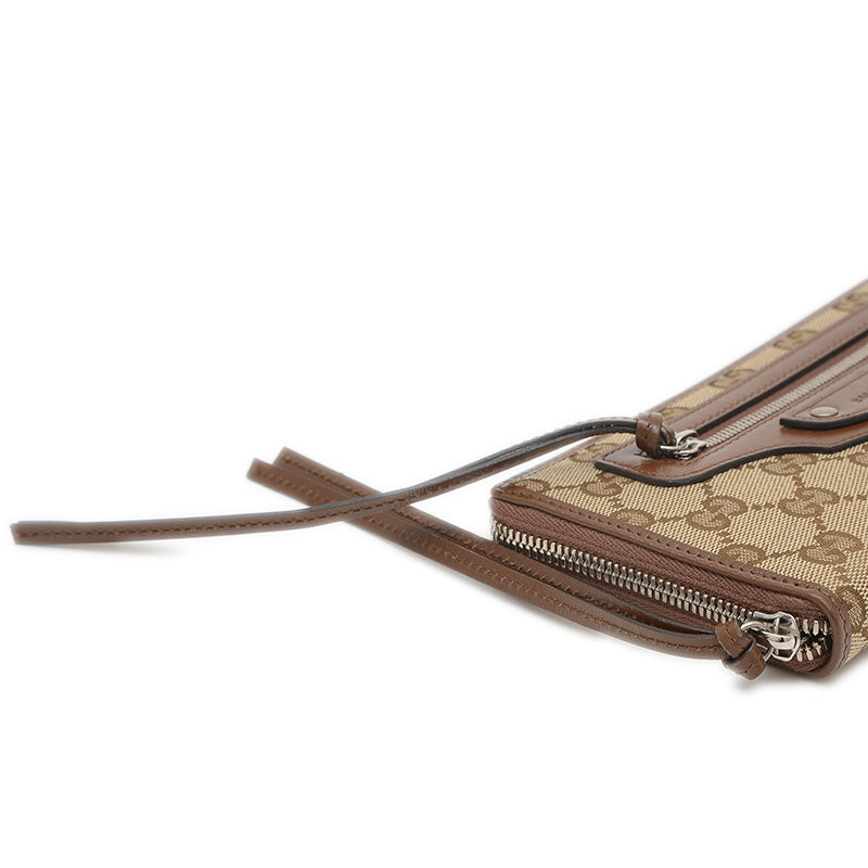 ザ ハッカープロジェクト GG ネオクラシック ジップウォレット ベージュ 681710 長財布