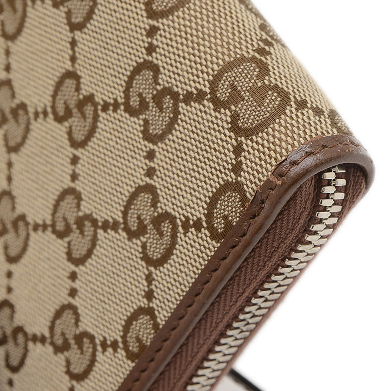 ザ ハッカープロジェクト GG ネオクラシック ジップウォレット ベージュ 681710 長財布