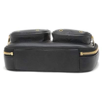 ユーティリティ クロスボディ バッグ レザー ブラック M80450 ショルダーバッグ