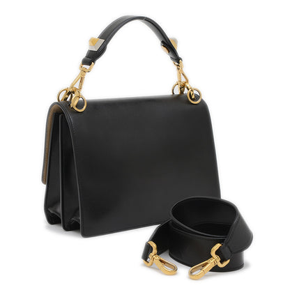 モンスター キャナイ 2WAYバッグ レザー ブラック 8BT283 ハンドバッグ