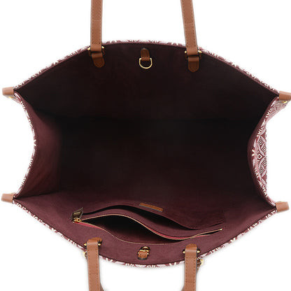 モノグラムジャガード オンザゴーGM トートバッグ ボルドー/ピンク M57185 トートバッグ