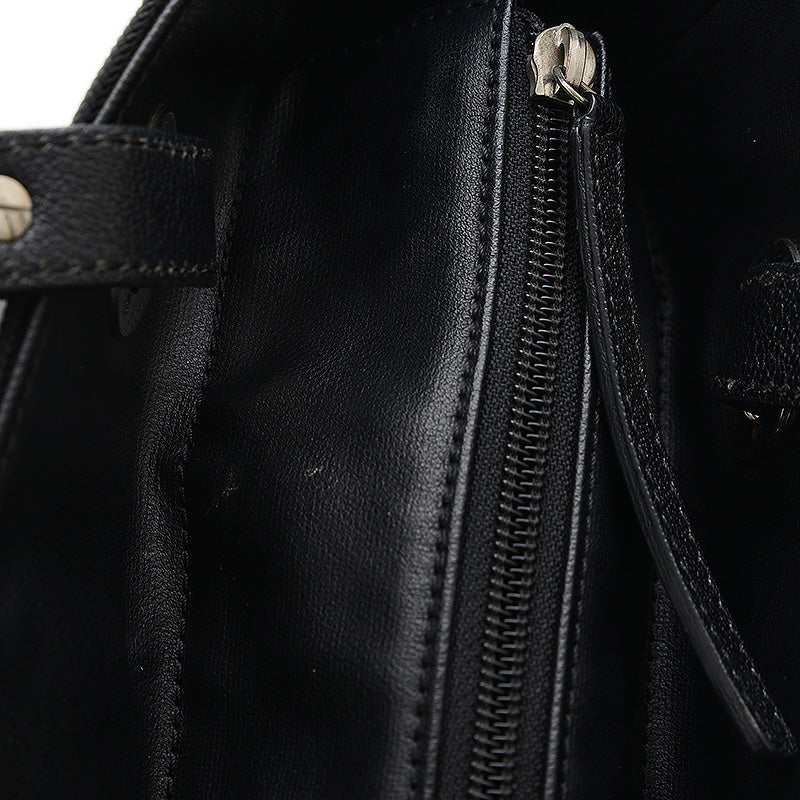 パリビアリッツトートPM トートバッグ ブラック シルバー金具 A34208 トートバッグ