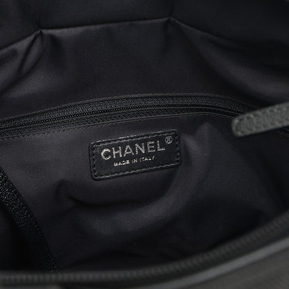 パリビアリッツトートPM トートバッグ ブラック シルバー金具 A34208 トートバッグ