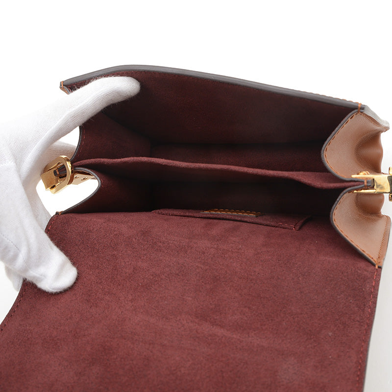 モノグラムジャガード ドーフィーヌミニ ショルダーバッグ ボルドー/ピンク M57172 ショルダーバッグ