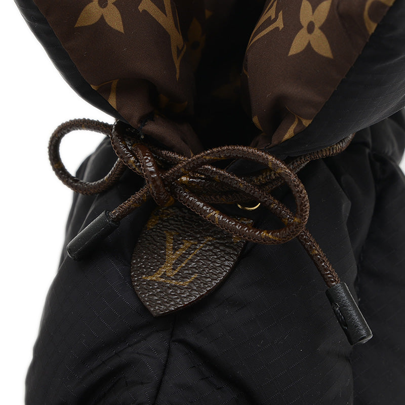 モノグラム ピローライン アンクルブーツ ナイロン ブラック 1A8T3D #38 ブーツ