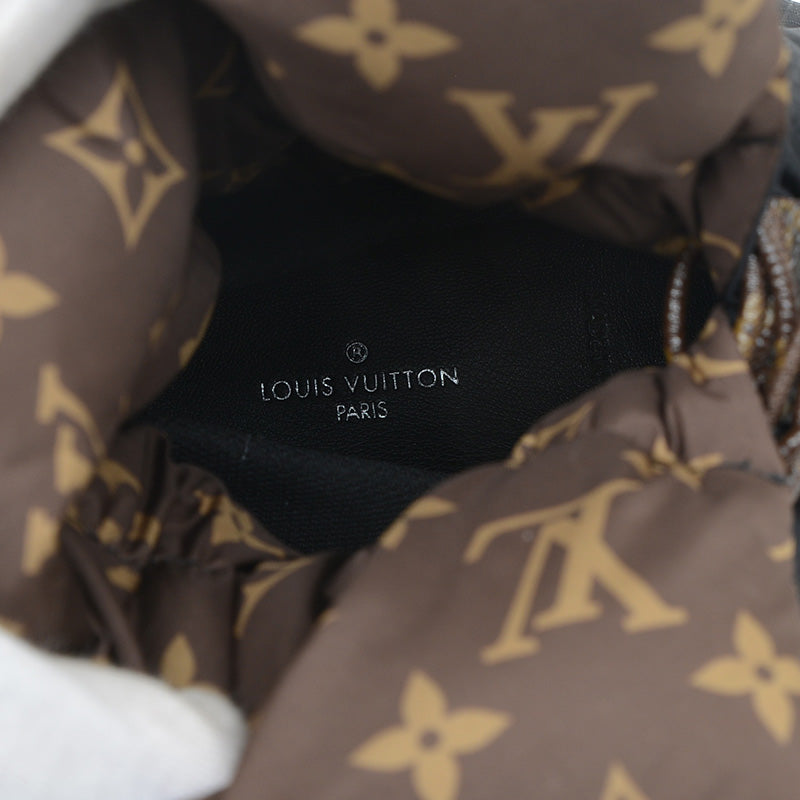 モノグラム ピローライン アンクルブーツ ナイロン ブラック 1A8T3D #38 ブーツ