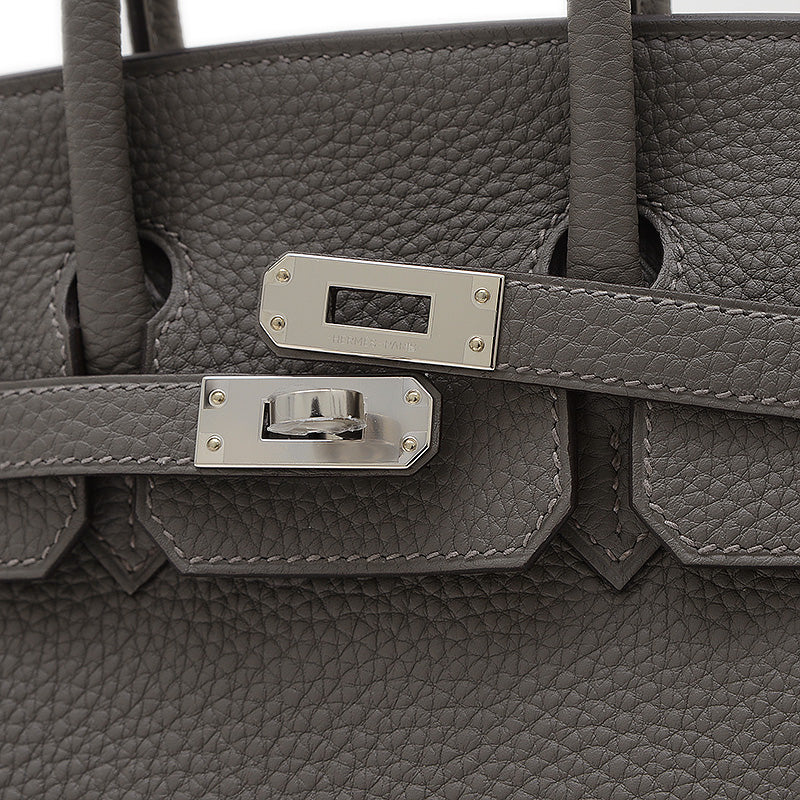 バーキン25 トゴ グリメイヤー シルバー金具 W刻印 ハンドバッグ