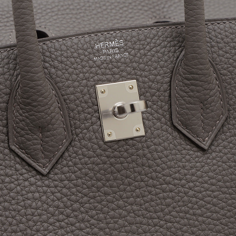 バーキン25 トゴ グリメイヤー シルバー金具 W刻印 ハンドバッグ