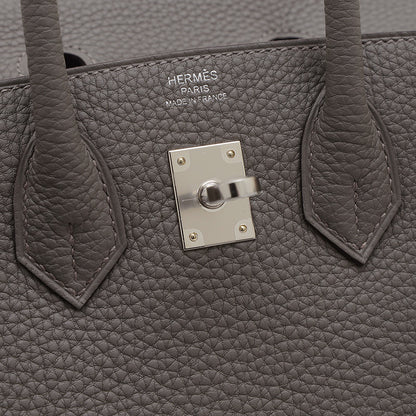 バーキン25 トゴ グリメイヤー シルバー金具 W刻印 ハンドバッグ