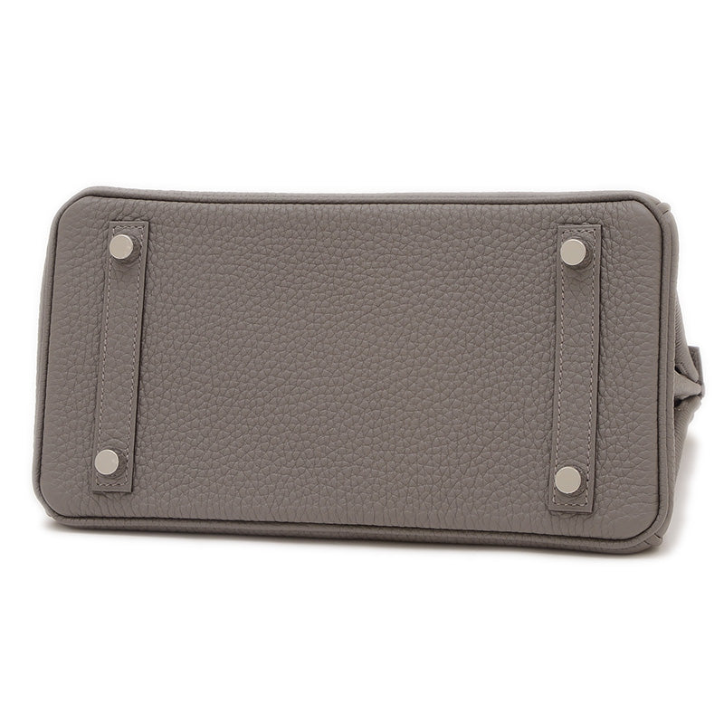 バーキン25 トゴ グリメイヤー シルバー金具 W刻印 ハンドバッグ