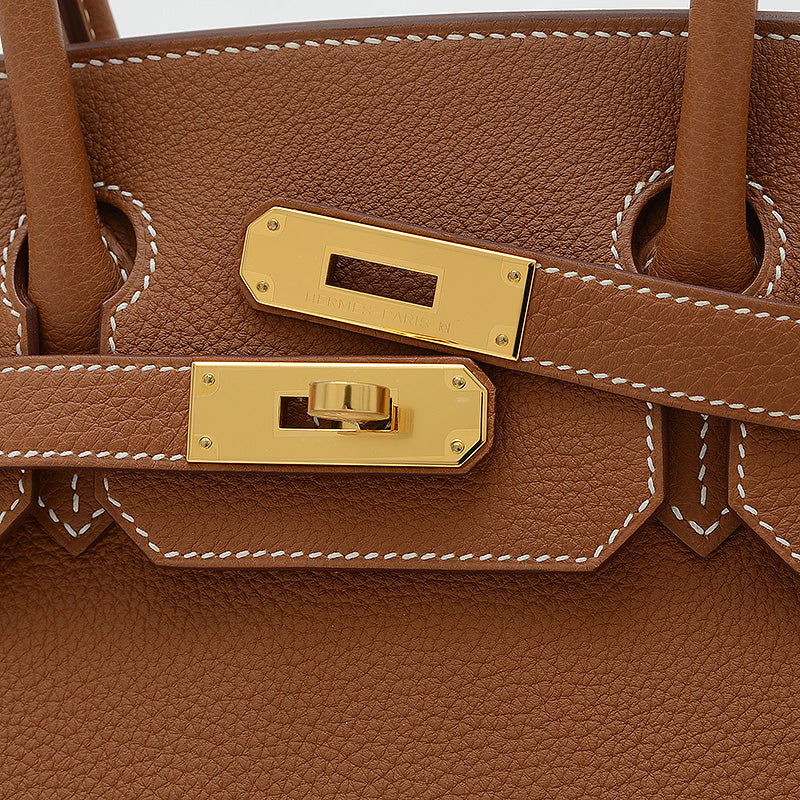 バーキン30 トゴ ゴールド ゴールド金具 W刻印 ハンドバッグ