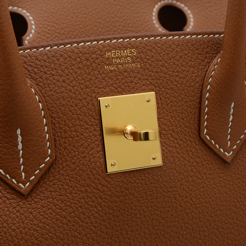 バーキン30 トゴ ゴールド ゴールド金具 W刻印 ハンドバッグ