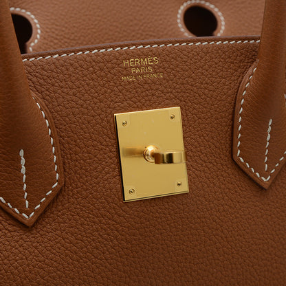 バーキン30 トゴ ゴールド ゴールド金具 W刻印 ハンドバッグ