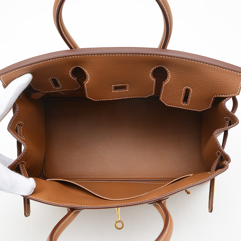 バーキン30 トゴ ゴールド ゴールド金具 W刻印 ハンドバッグ