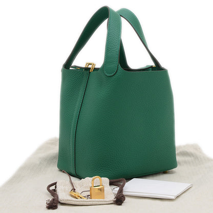 ピコタンロック PM 18 ヴェールヴェルティゴ ゴールド金具 W刻印 ハンドバッグ