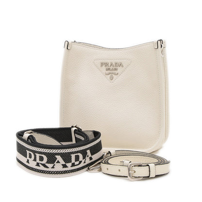 ショルダーバッグ ヴィッテロダイノレザー ホワイト 1BH191 ショルダーバッグ