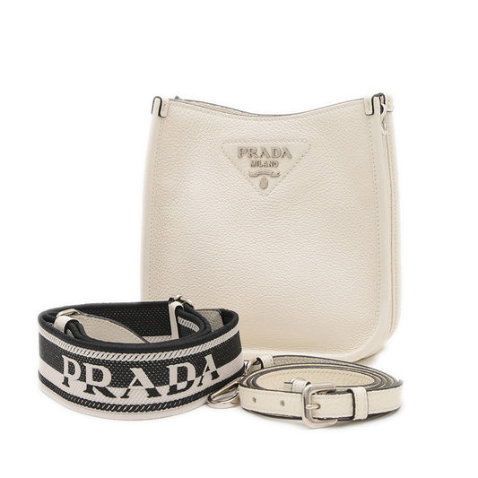 ショルダーバッグ ヴィッテロダイノレザー ホワイト 1BH191 ショルダーバッグ