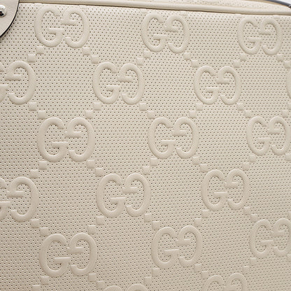 GGエンボス ショルダーバッグ レザー アイボリー 626363 ショルダーバッグ