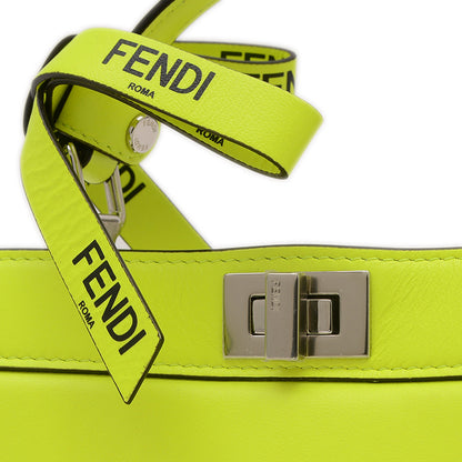 ピーカブー アイシーユー プチ 2WAYバッグ レザー イエロー 8BN335 ハンドバッグ