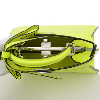 ピーカブー アイシーユー プチ 2WAYバッグ レザー イエロー 8BN335 ハンドバッグ