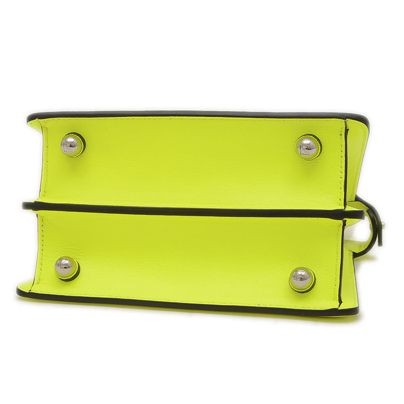 ピーカブー アイシーユー プチ 2WAYバッグ レザー イエロー 8BN335 ハンドバッグ