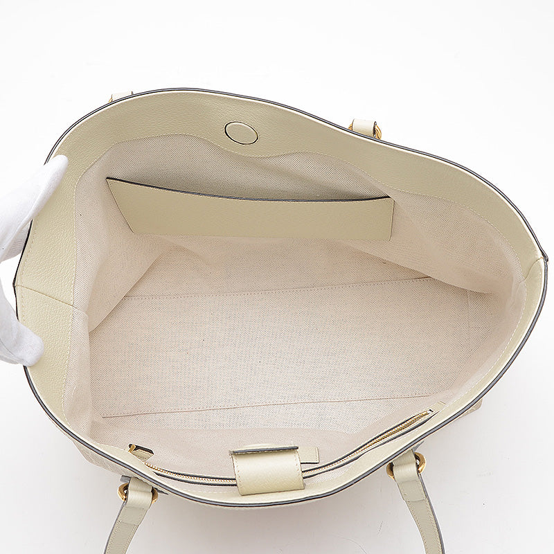 GGスプリーム オフディア ラージ トートバッグ ベージュ/ホワイト 631685 トートバッグ