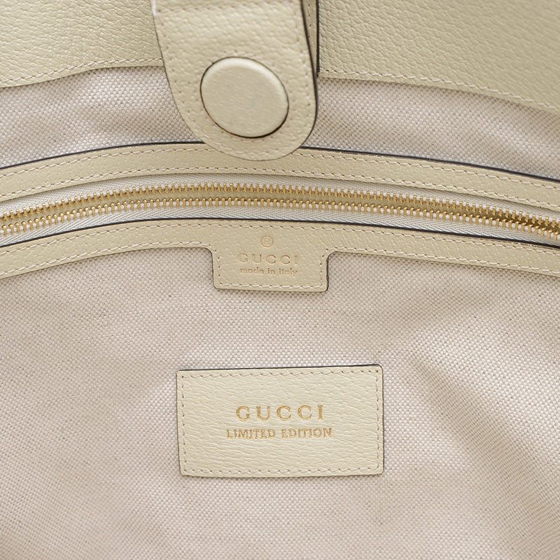 GGスプリーム オフディア ラージ トートバッグ ベージュ/ホワイト 631685 トートバッグ