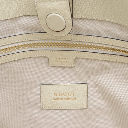 GGスプリーム オフディア ラージ トートバッグ ベージュ/ホワイト 631685 トートバッグ