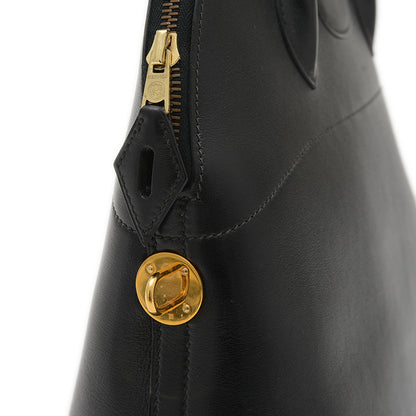 ボリード31 ボックスカーフ ブラック ゴールド金具 Y刻印 ハンドバッグ