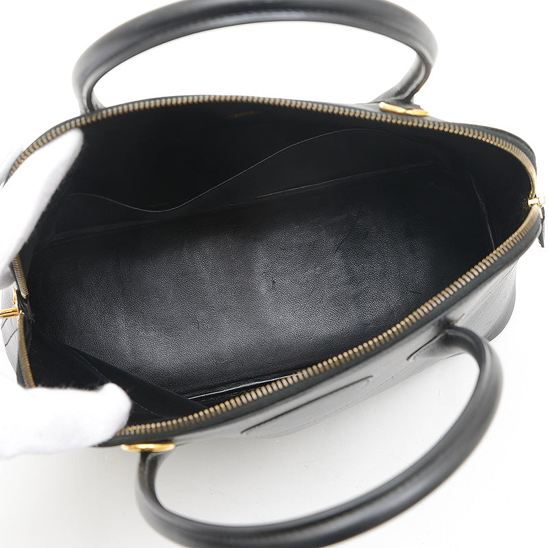 ボリード31 ボックスカーフ ブラック ゴールド金具 Y刻印 ハンドバッグ