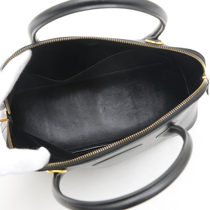 ボリード31 ボックスカーフ ブラック ゴールド金具 Y刻印 ハンドバッグ