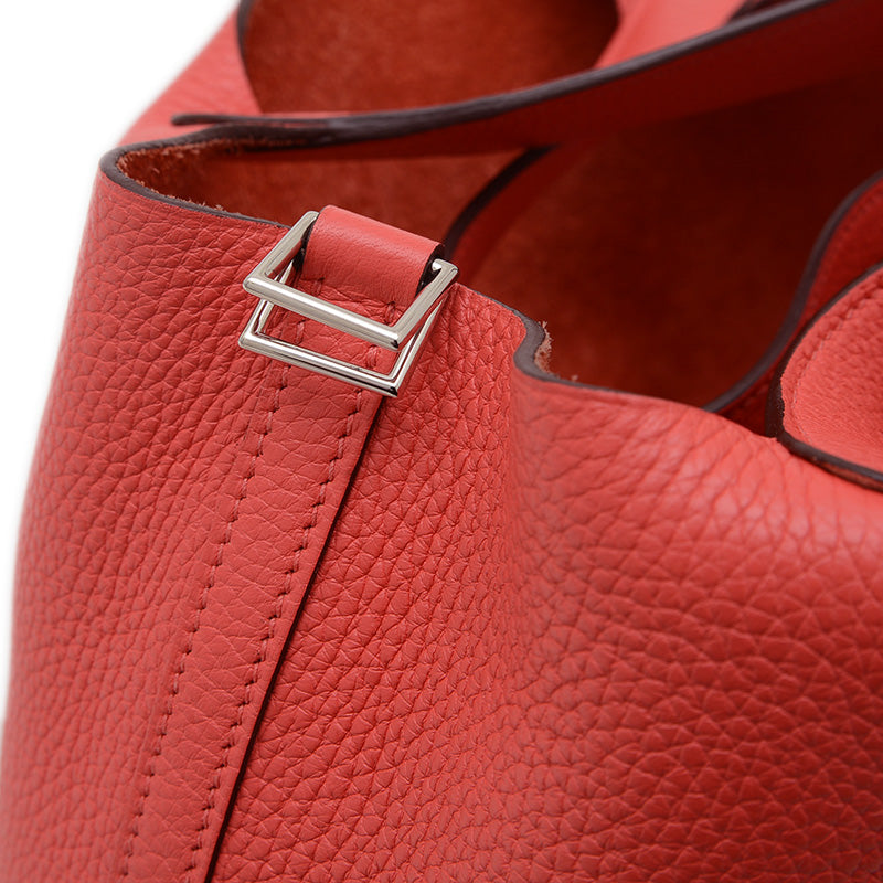 ピコタンロック MM 22 トリヨン ローズジャイプール シルバー金具 C刻印 ハンドバッグ