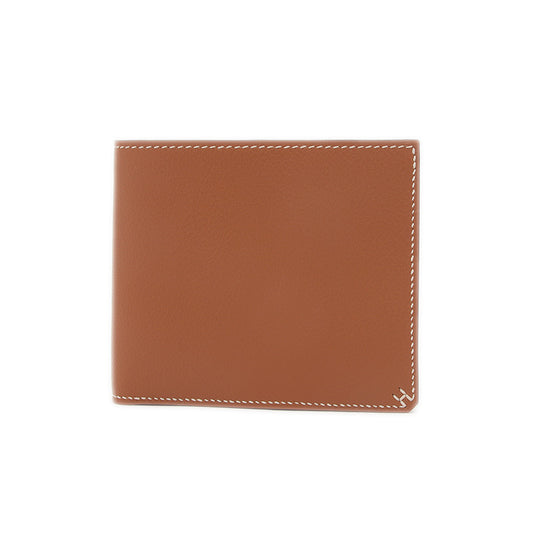 Hセリエ 2つ折り コンパクト財布 エバーカラー ゴールド W刻印 二つ折り財布