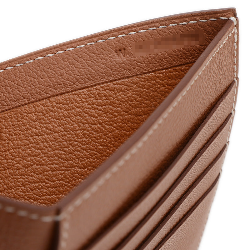 Hセリエ 2つ折り コンパクト財布 エバーカラー ゴールド W刻印 二つ折り財布