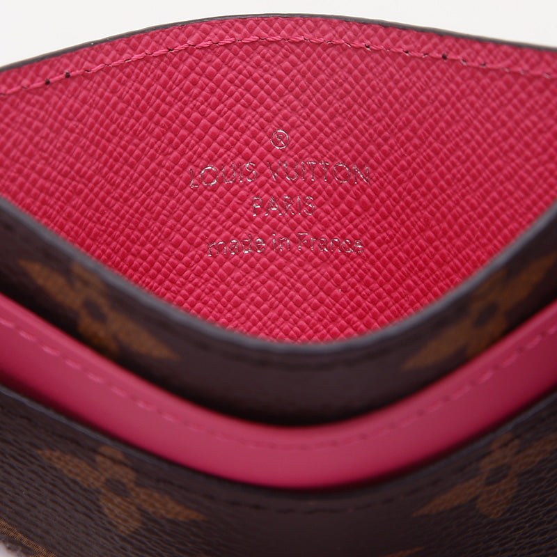 モノグラム カードケース ポルトカルトダブル ポンディシェリピンク M12841 カードケース