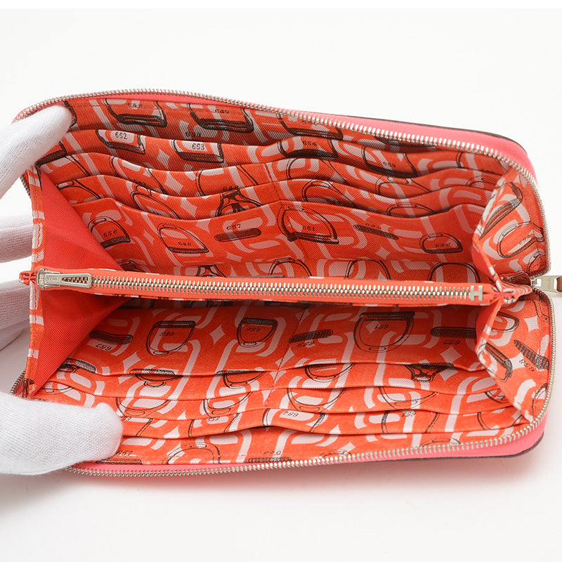 アザップロング シルクイン 長財布 エプソン ローズアザレ X刻印 長財布