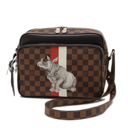 ダミエ ナイルPM ショルダーバッグ N42704 チャップマンブラザーズ ショルダーバッグ