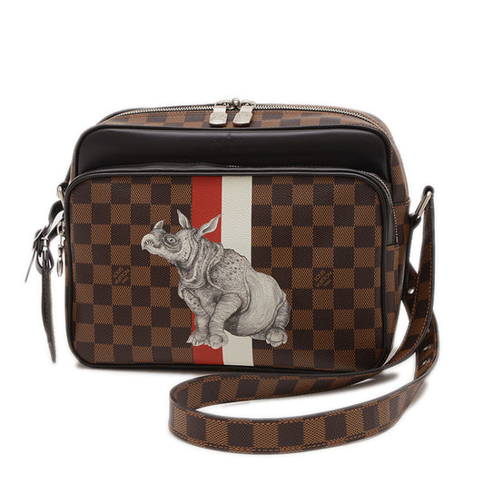 ダミエ ナイルPM ショルダーバッグ N42704 チャップマンブラザーズ ショルダーバッグ