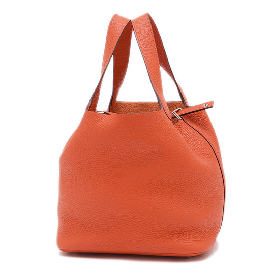 ピコタンロック MM 22 トリヨン テールバテュー シルバー金具 X刻印 ハンドバッグ