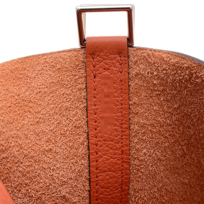 ピコタンロック MM 22 トリヨン テールバテュー シルバー金具 X刻印 ハンドバッグ