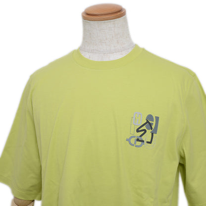 Tシャツ ミニパッチ Hパズル コットン グリーン メンズ Sサイズ 半袖Ｔシャツ