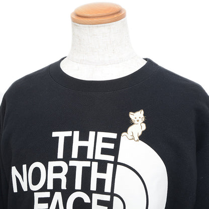 ノースフェイスコラボ ロゴ キャット スウェット コットン ブラック 617964 Sサイズ スウェット