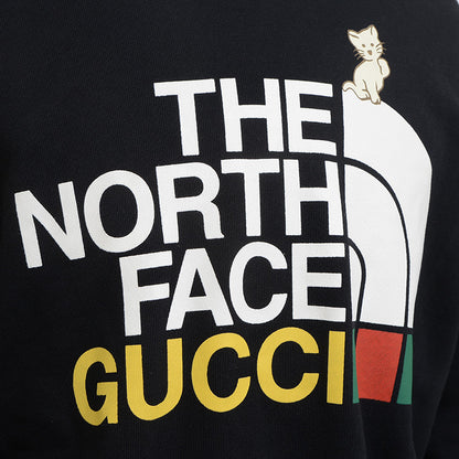 ノースフェイスコラボ ロゴ キャット スウェット コットン ブラック 617964 Sサイズ スウェット