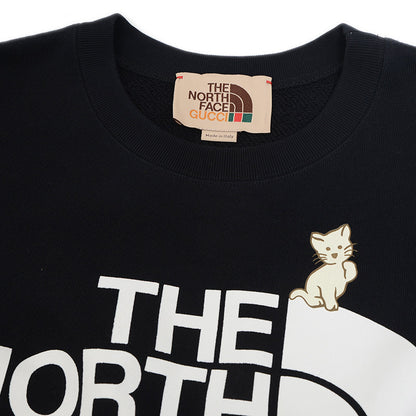 ノースフェイスコラボ ロゴ キャット スウェット コットン ブラック 617964 Sサイズ スウェット