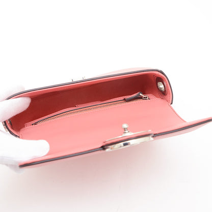 プチGG ミニ ショルダーバッグ レザー ピンク 739722 ショルダーバッグ