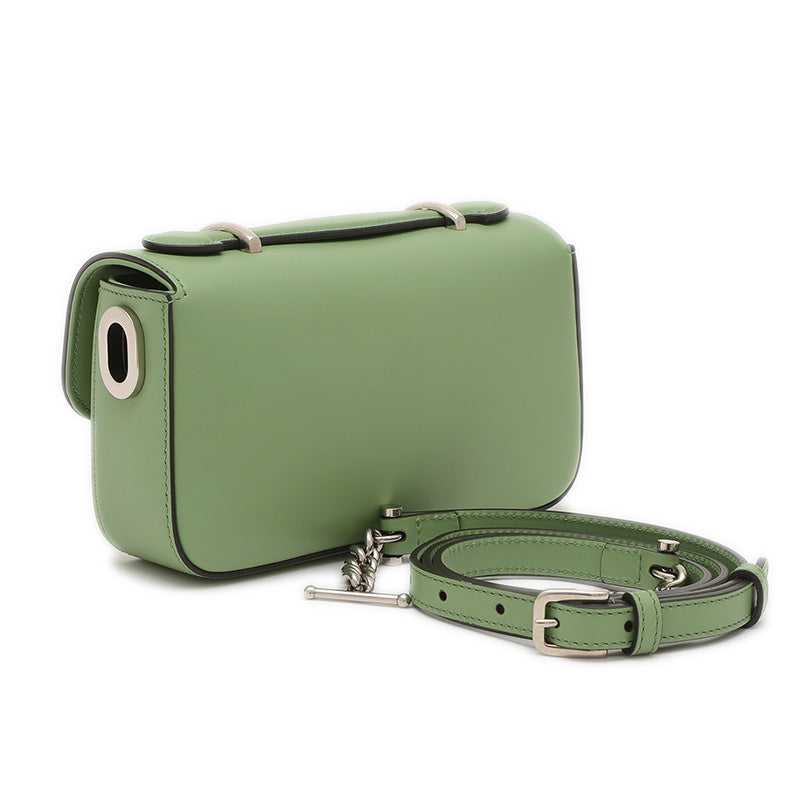 プチGG ミニ 2WAY ショルダーバッグ レザー グリーン 739722 ショルダーバッグ