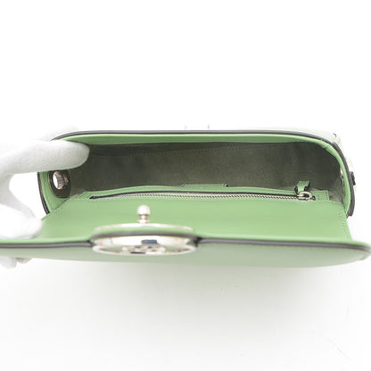 プチGG ミニ 2WAY ショルダーバッグ レザー グリーン 739722 ショルダーバッグ